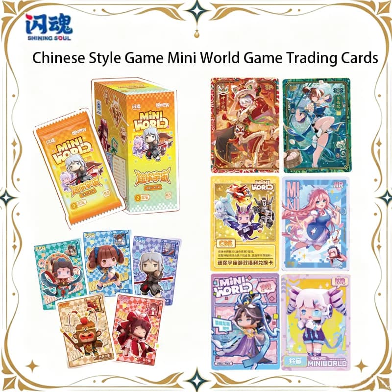 Shining Soul Mini World Trading Card Chinese Style Game Card Mini Universe Series 1 Collectible Card Official Merch Holiday Gift