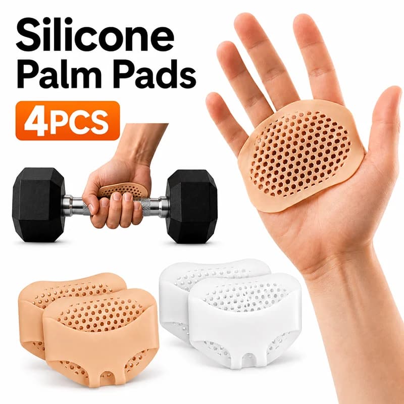 4 pieces hand bearings silicone unisex honeycomb reusable non-slip gloves fintess protection bearings for hands gym exercise equipment for adults