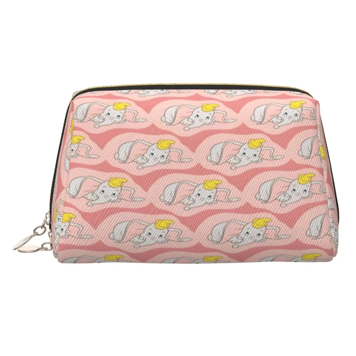 Organizzatori per la conservazione Dumbo da donna per articoli necessari, borsa per il trucco personalizzata, borse per cosmetici portatili e carine da viaggio
