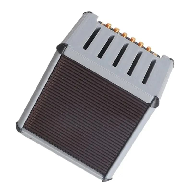 R53C Porta plettro per chitarra dal design unico Scatola per accessori per ukulele Aspetto realistico altoparlante