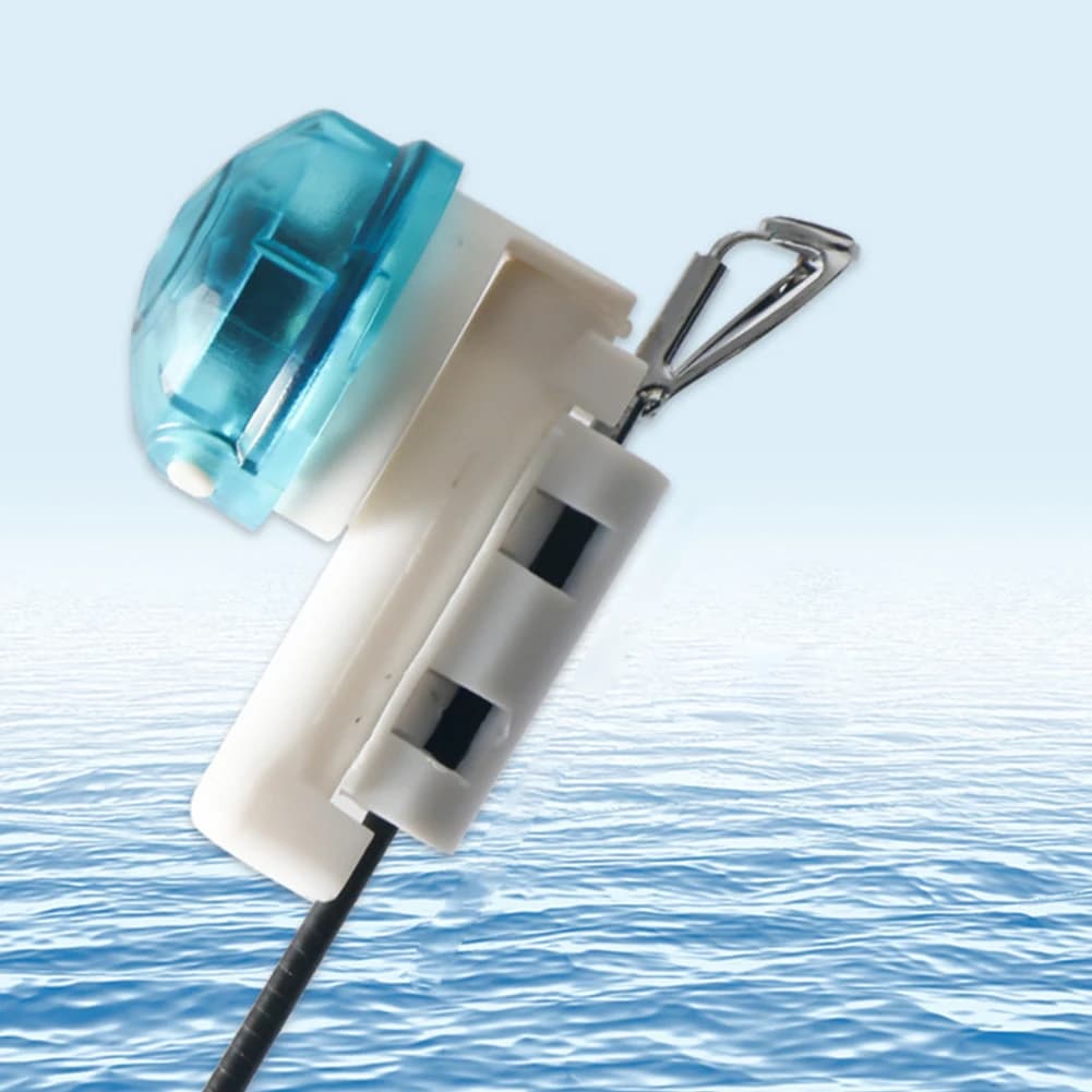 Luce Elettronica Universale per Canna da Pesca, Lampada Antiscivolo per Canna da Pesca in Mare, Luce LED a Induzione per Accessori da Pesca Notturna