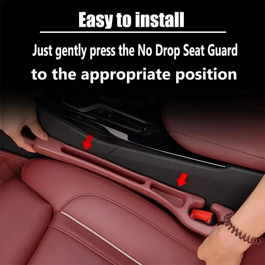 1 set organizzatore di riempimento per spazio per seggiolino auto PU impermeabile universale riempitivo per spazio per auto organizzatore di archiviazione per spazio per seggiolino accessori interni per auto