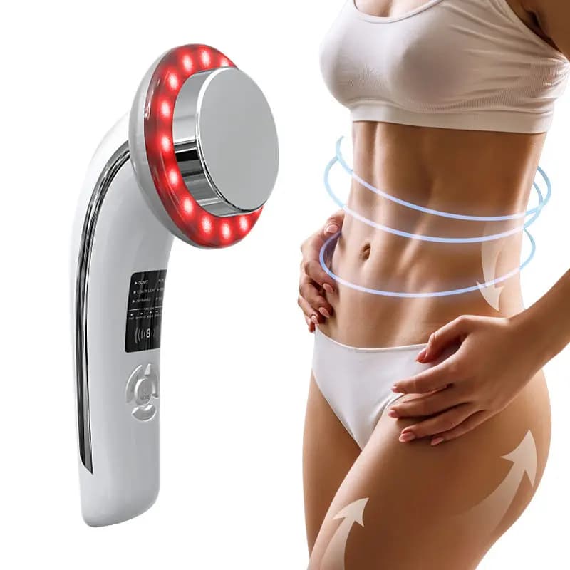 Body Massage 6 IN 1 EMS to Ultrasound with Slender Gel, Infrared, 1Mhz Ultrasound, Cavitation, Fat Burn, Weight Loss Tool