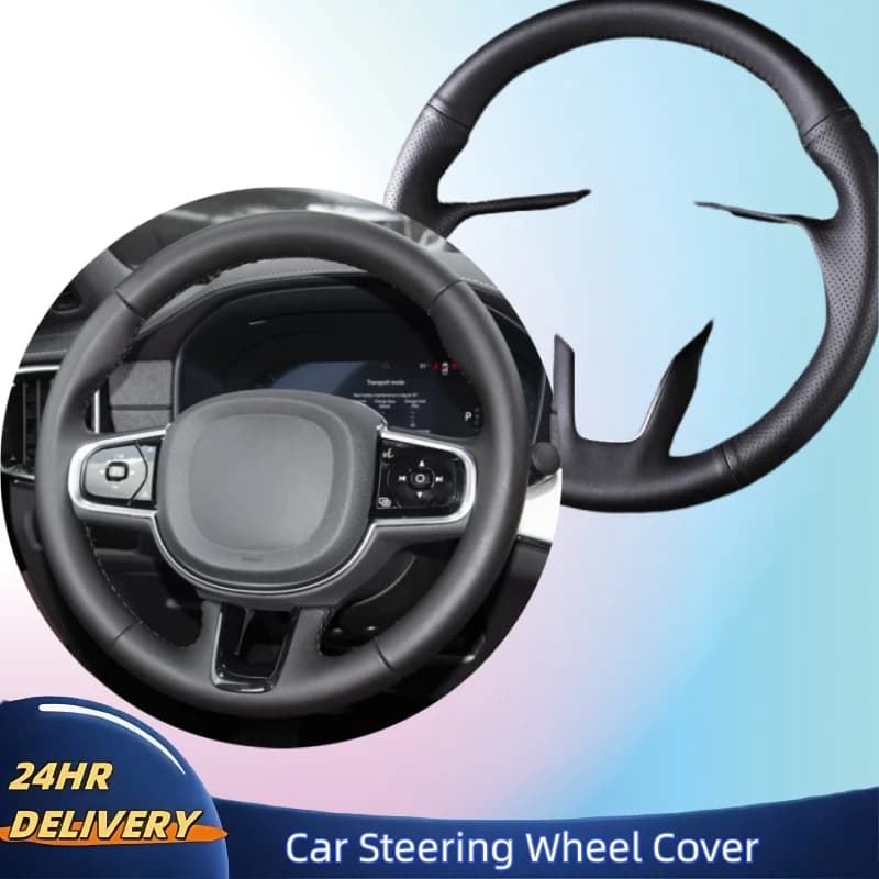Coprivolante in pelle microfibra resistente all'abrasione fai-da-te per Volvo V60 V40 XC90 S60 XC60 V70 S90 XC40 S80 V90 EX90