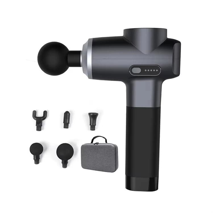 5 Speed Levels Deep Tissue Massage Gun Rechargeable Facial Muscle Vibrating Percussion Heat And Cold Function