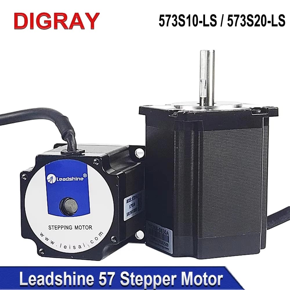 Motore passo-passo DIGRAR Leadshine 573S20-LS 5.8A 573S10-LS 5.6A Motore passo-passo trifase per macchina per incisione e taglio laser CNC