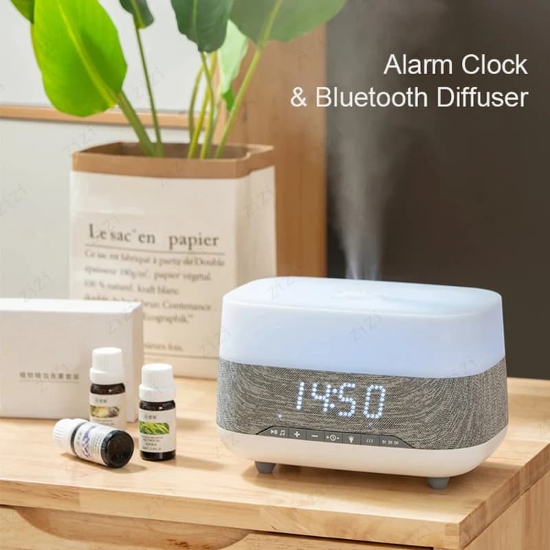 Altoparlante Bluetooth multifunzionale Macchina per aromaterapia con luce colorata Macchina per aromaterapia con olio essenziale per umidificazione dell'aria