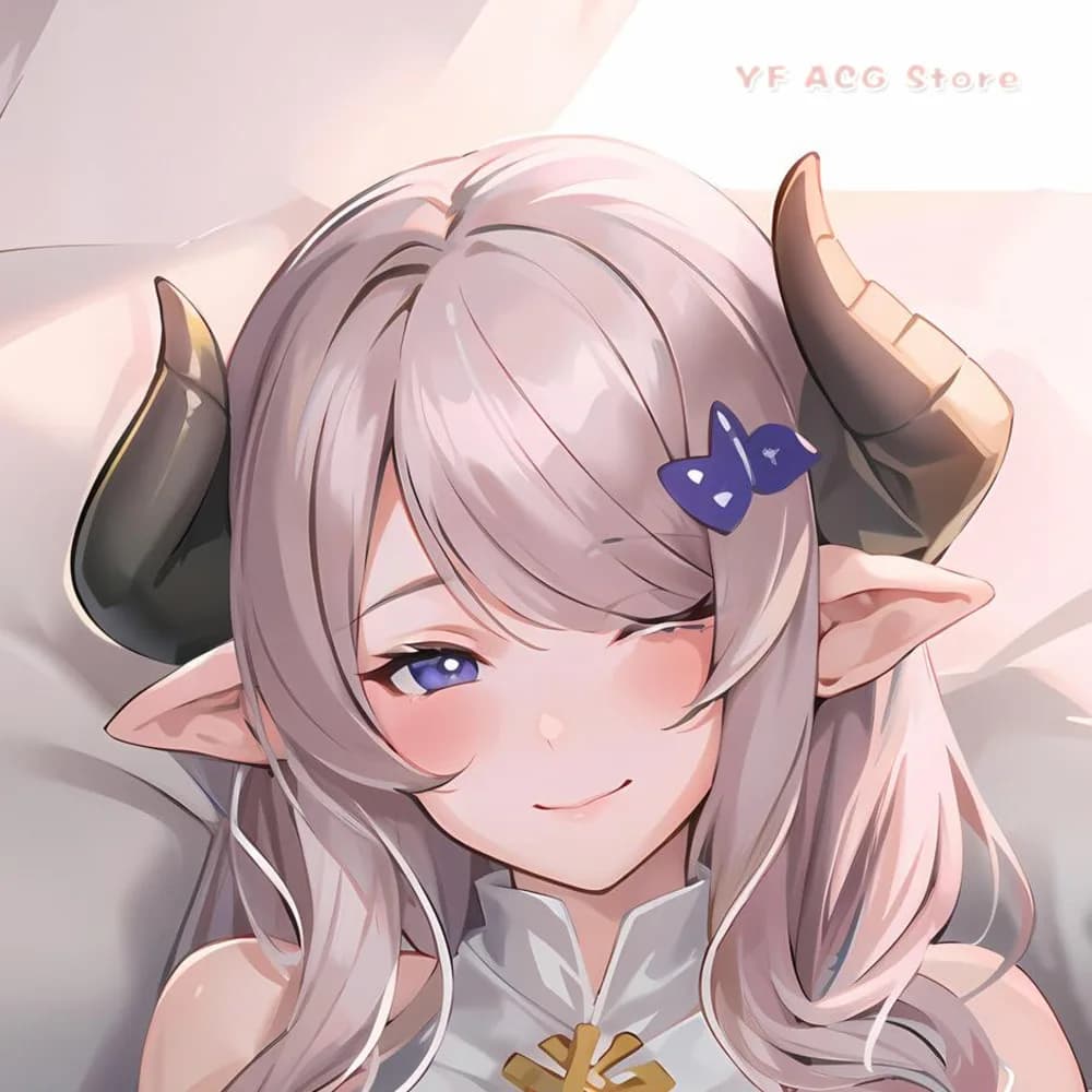 Granblue Fantasy Narmaya Otaku Dakimakura Cover Federa per cuscino per tutto il corpo con stampa su entrambi i lati, decorazione per la camera da letto, regalo