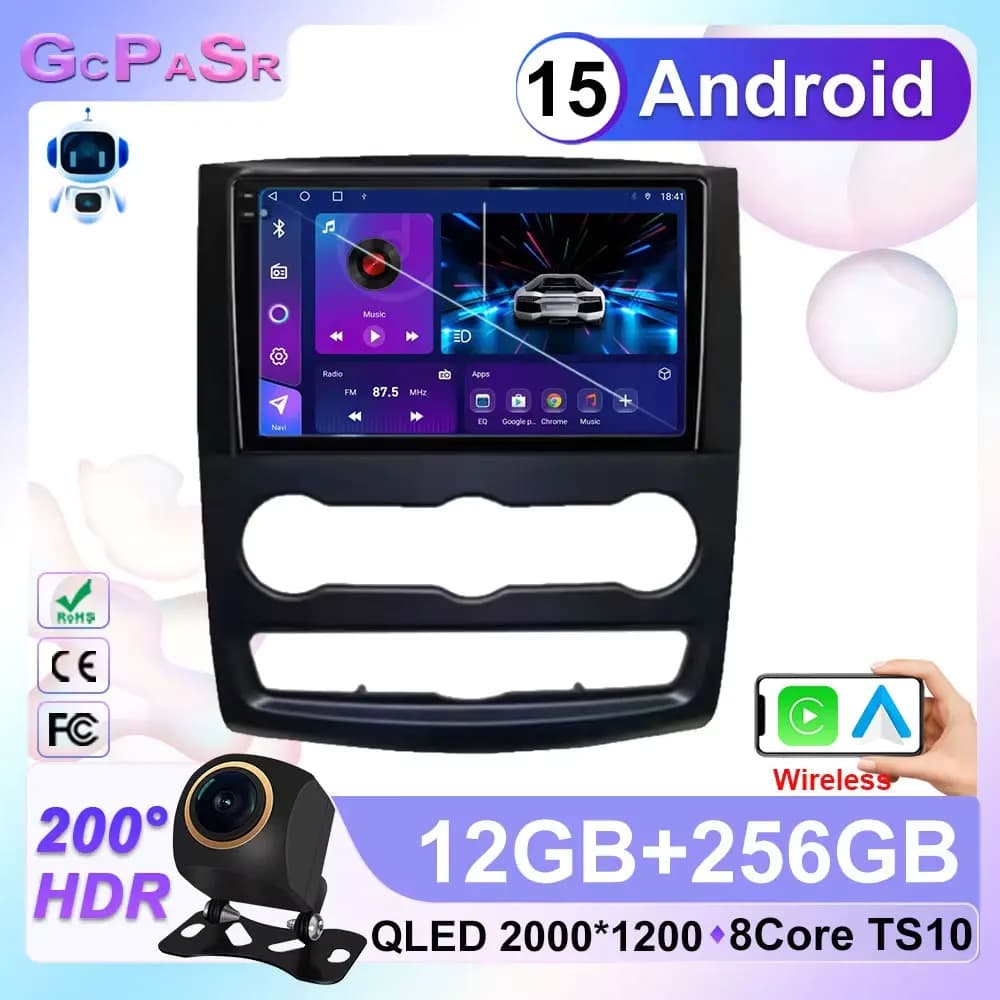 For Mercedes-Benz Sprinter W906 VW Crafter 2006-2018 Autoradio wifi BT cpu touch screen Wireless DVD navigation Android Auto