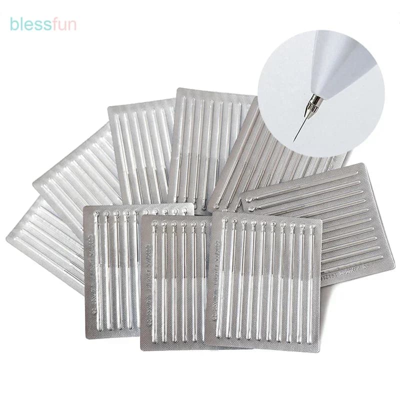 100 Pcs ago Sterile chirurgico Mini aghi per penna per la rimozione della talpa per l'attrezzatura di bellezza della macchina della penna del punto del Plasma della lentiggine della talpa del punto
