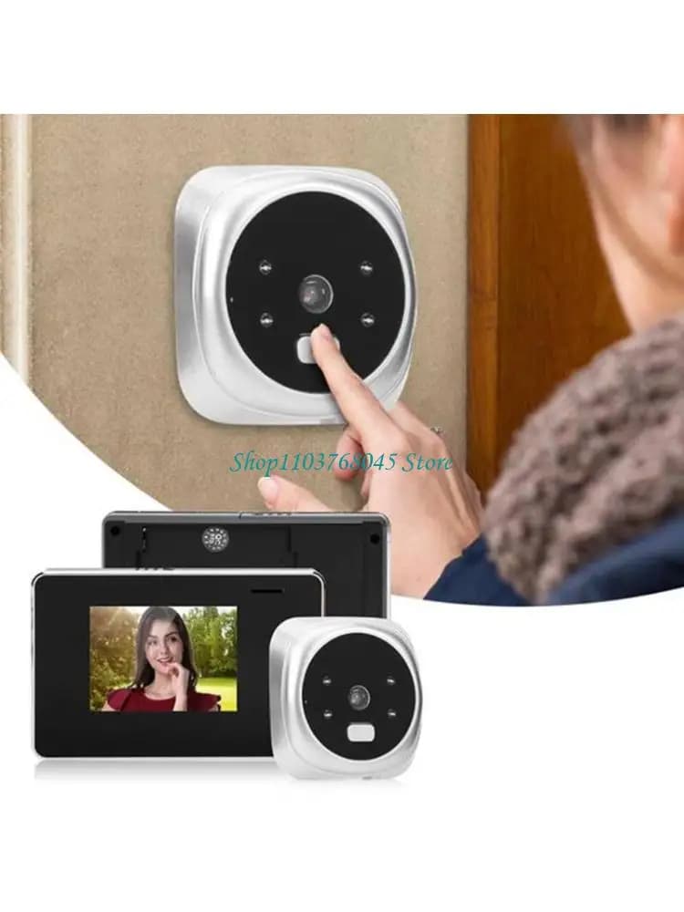 R53F Videocitofono Campanello Telecamera sicurezza Rilevamento notturno per visione Funzioni video e conversazione supportate