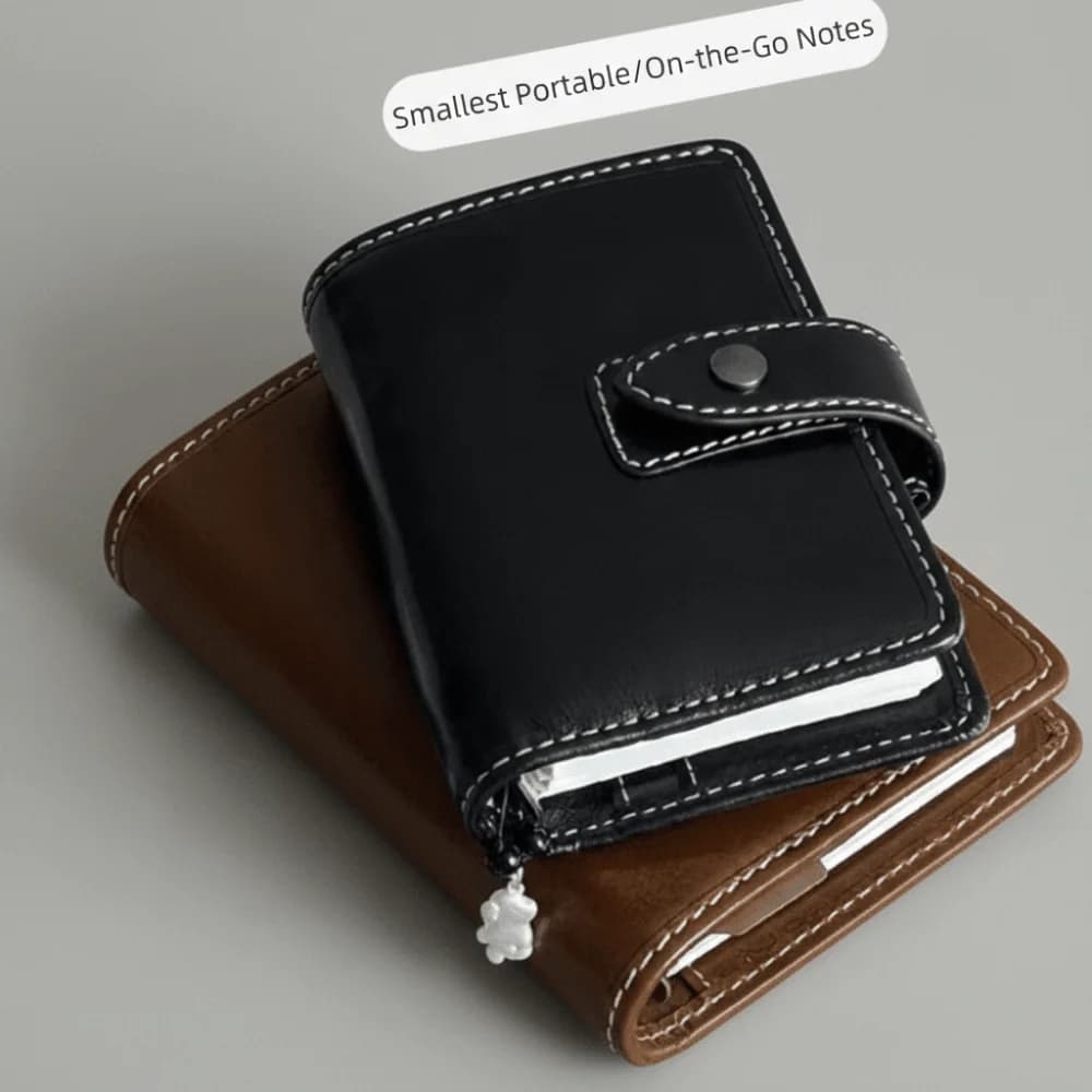 Removable Blank Inner Pages M5 Notebook Shell Loose-leaf DIY Scrapbook Schedule Planner Book Hard Shell Travel Journal