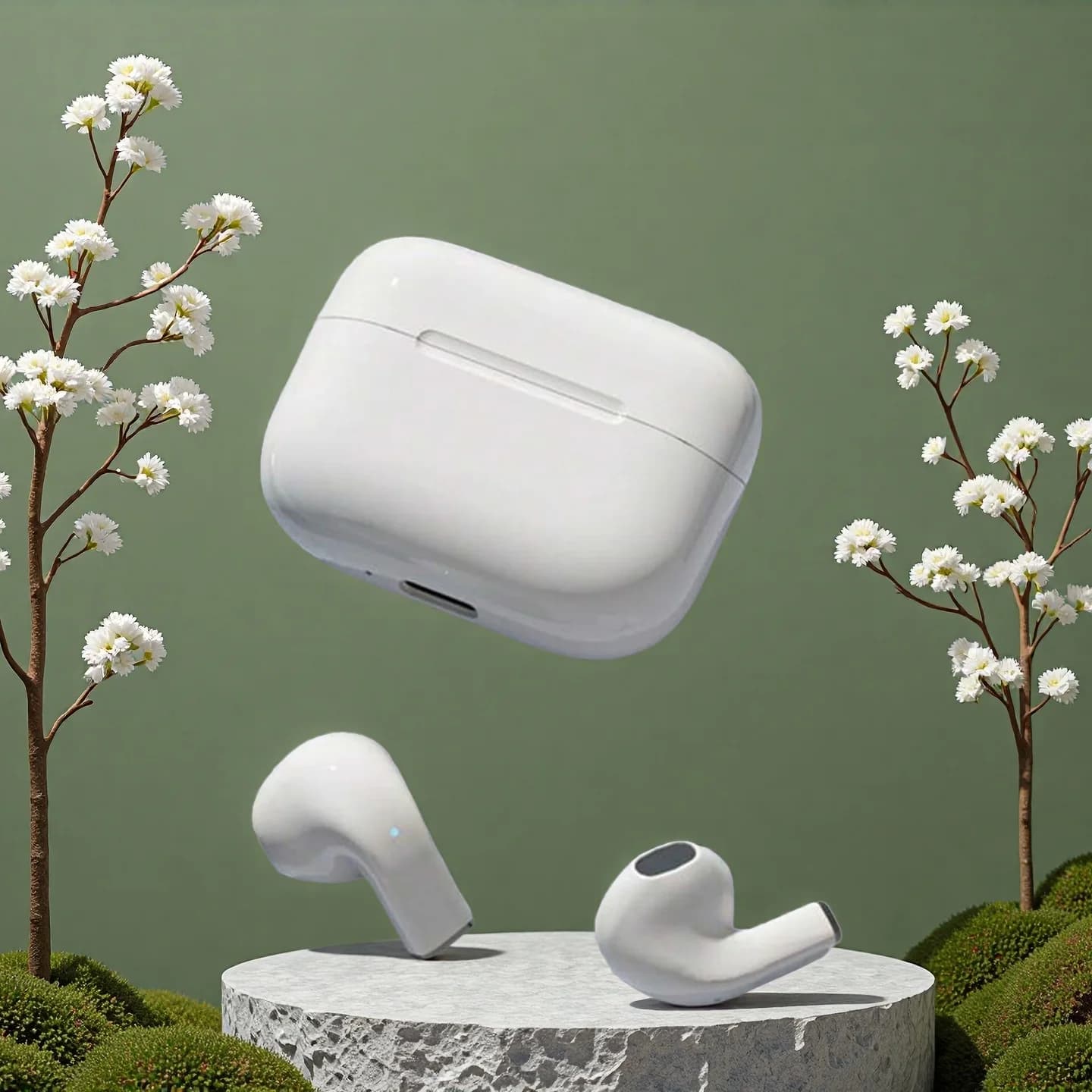 Nuovi mini auricolari Bluetooth TWS Esperienza audio coinvolgente Auricolari wireless intrauricolari comodi per tutti gli smartphone