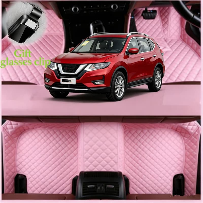Tappetini Auto su Misura per Nissan Rogue X-Trail T32 5/7 Posti 2008-2025, Coperture per Tappeti, Guida a Sinistra/Destra