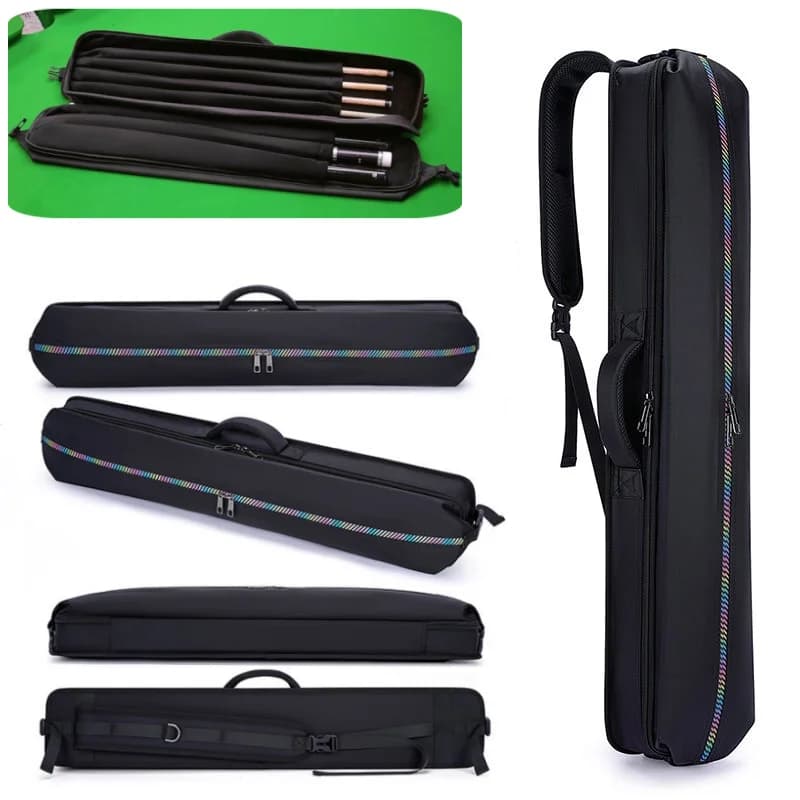 Borsa per stecche da biliardo portatile Custodia per stecche da biliardo con tracolla e maniglia Facile da trasportare per riporre il trasporto per accessori da biliardo