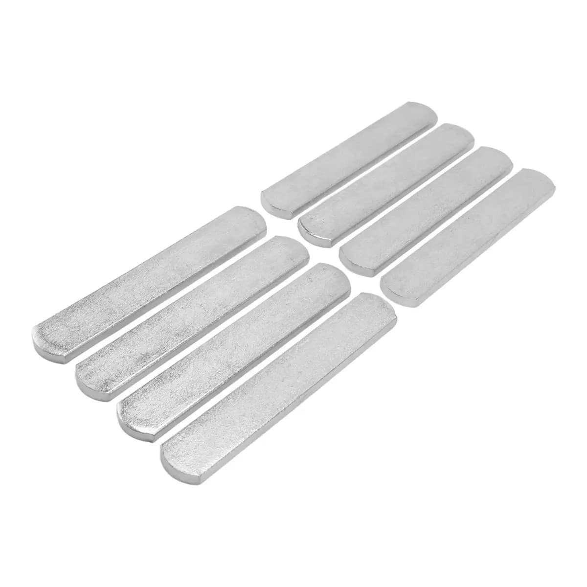 ABXY 8Pcs Weight Steel Plate Load-Bearing Training Accessories for Weighted Vest Ankle Leg Sport Strength Fitness Equipment