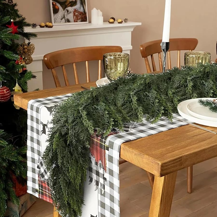275 cm Artificial plants Christmas tree Cypress leaves Garland leaves Home Party Decor Outdoor courtyard Pino Rattan hanging Adornano Ghirlande