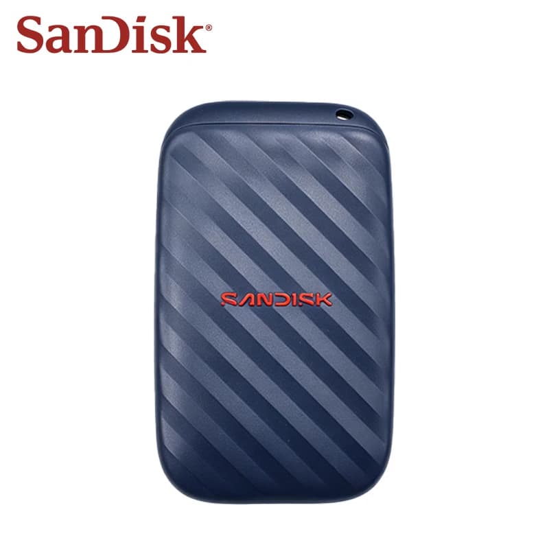 Original Sandisk Portable Drive E10 1TB USB-C External SSD 600MB/s USB 3.2 Gen 2 Drop Resistant Mini for PC Mac Android Phone