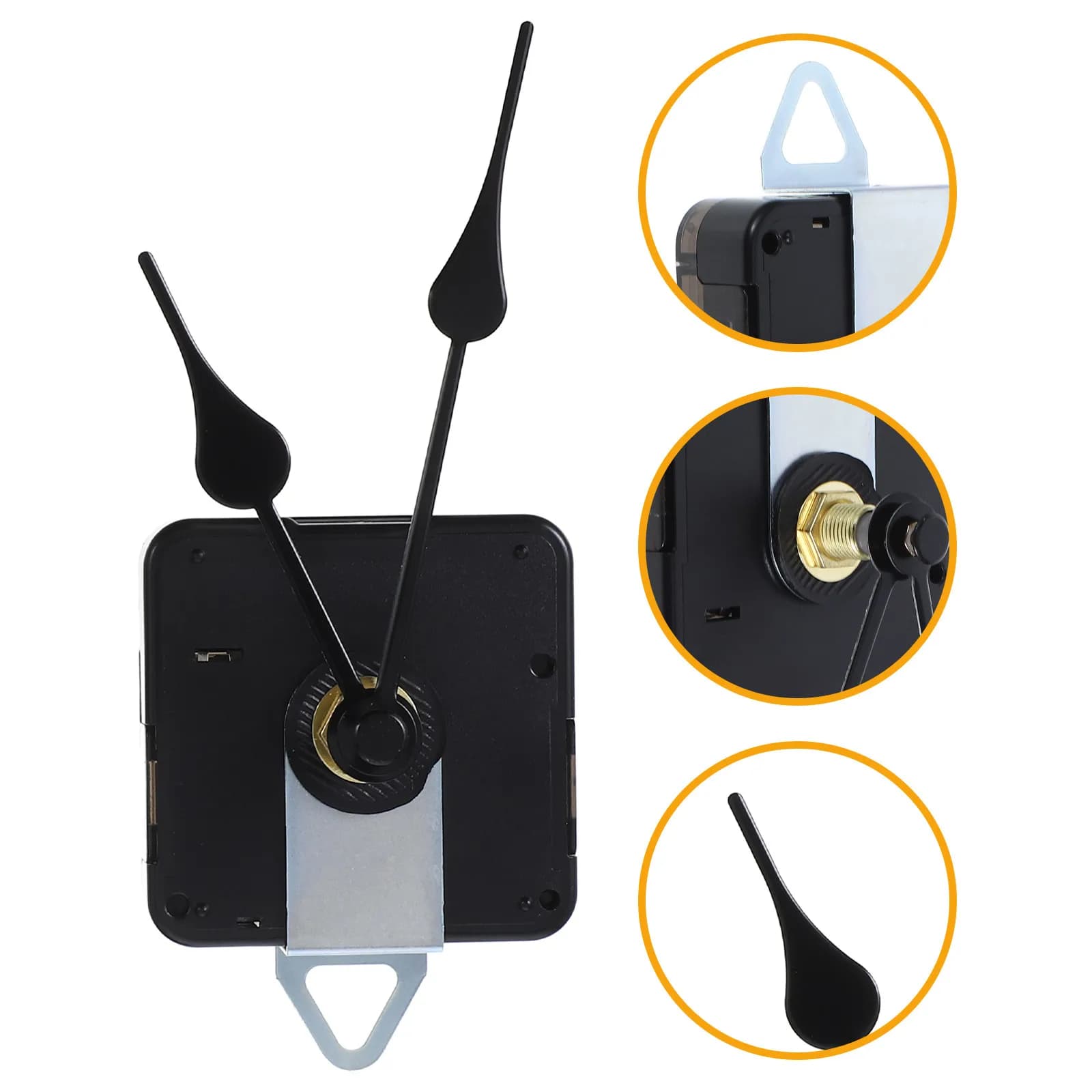 3 Set of Silent Quartz Wall Clock Mechanisms, Easy Installation, Bedroom Spare Parts, Office, DIY