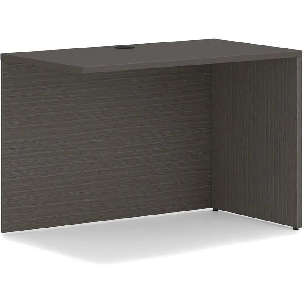 Scrivania Direzionale a L in Teak: Postazione di Lavoro Durevole per Casa e Ufficio, Ideale per Gaming e Business