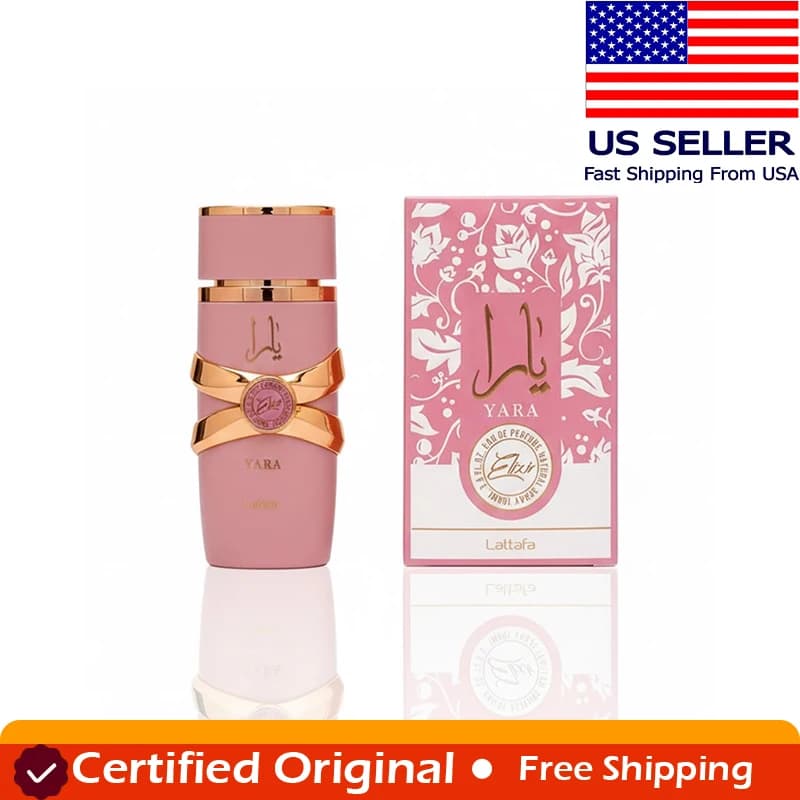 Lattafa Yara Elixir Eau De Parfum 100ML, Persistent Fragrance of Long Life, Female Arab Perfume, Colonia con Feromoni Naturale