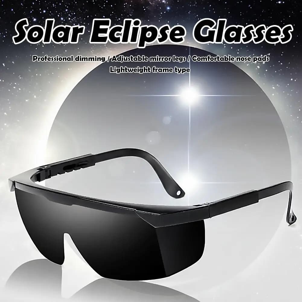 Occhiali per l'eclissi solare, occhiali protettivi per l'osservazione diretta del sole, occhiali per l'osservazione dell'eclissi solare totale, occhiali protettivi per adulti o bambini