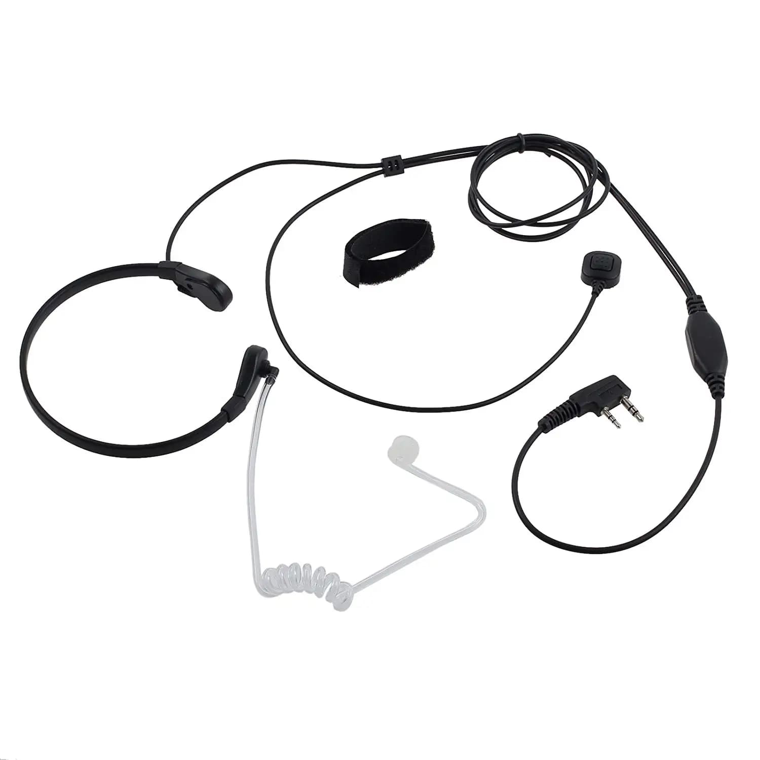 Air Tube Earpiece Throat MPTT headphone Headset For Baofeng Radio UV-5R BF888S Quansheng UV-K5 K6 Kenwood Woxun Walkie Talkie
