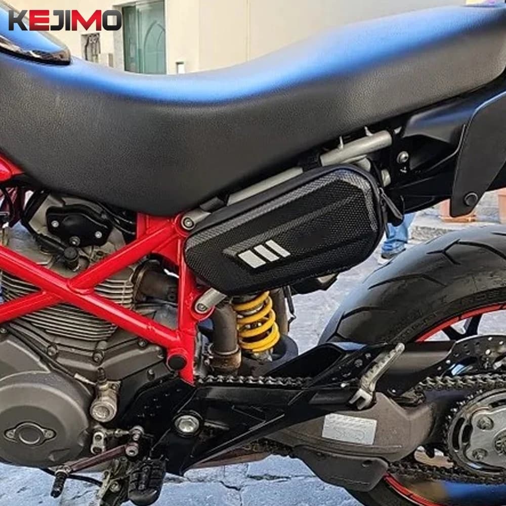 2025 + Moto Borsa Laterale Impermeabile Triangolo Borsa di Immagazzinaggio Per Moto Morini X-Cape 650 1200 XCape 650 650X 649 2022 Accessori