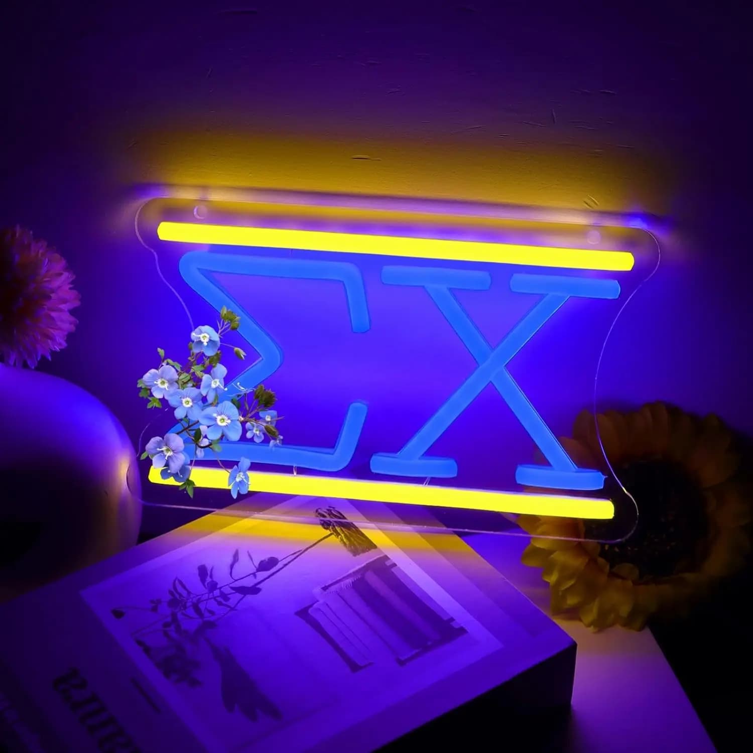 Insegna al Neon 'EX Art' con Luce LED USB per Decorazione Casa, Bar, Sala Giochi, Camera da Letto, Regalo, Luce Notturna