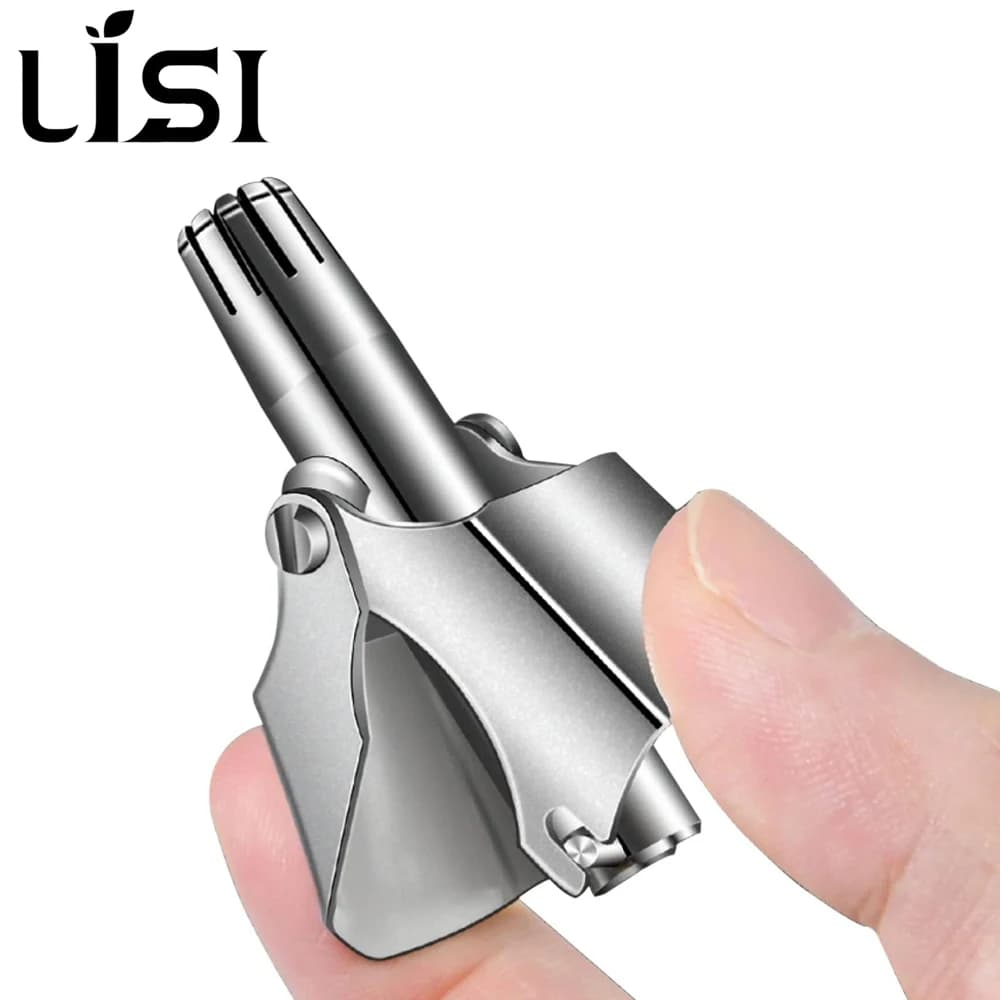 LISI Men's nose hair cutter Stainless steel manual shaver for nose hair washable portable ear cutter