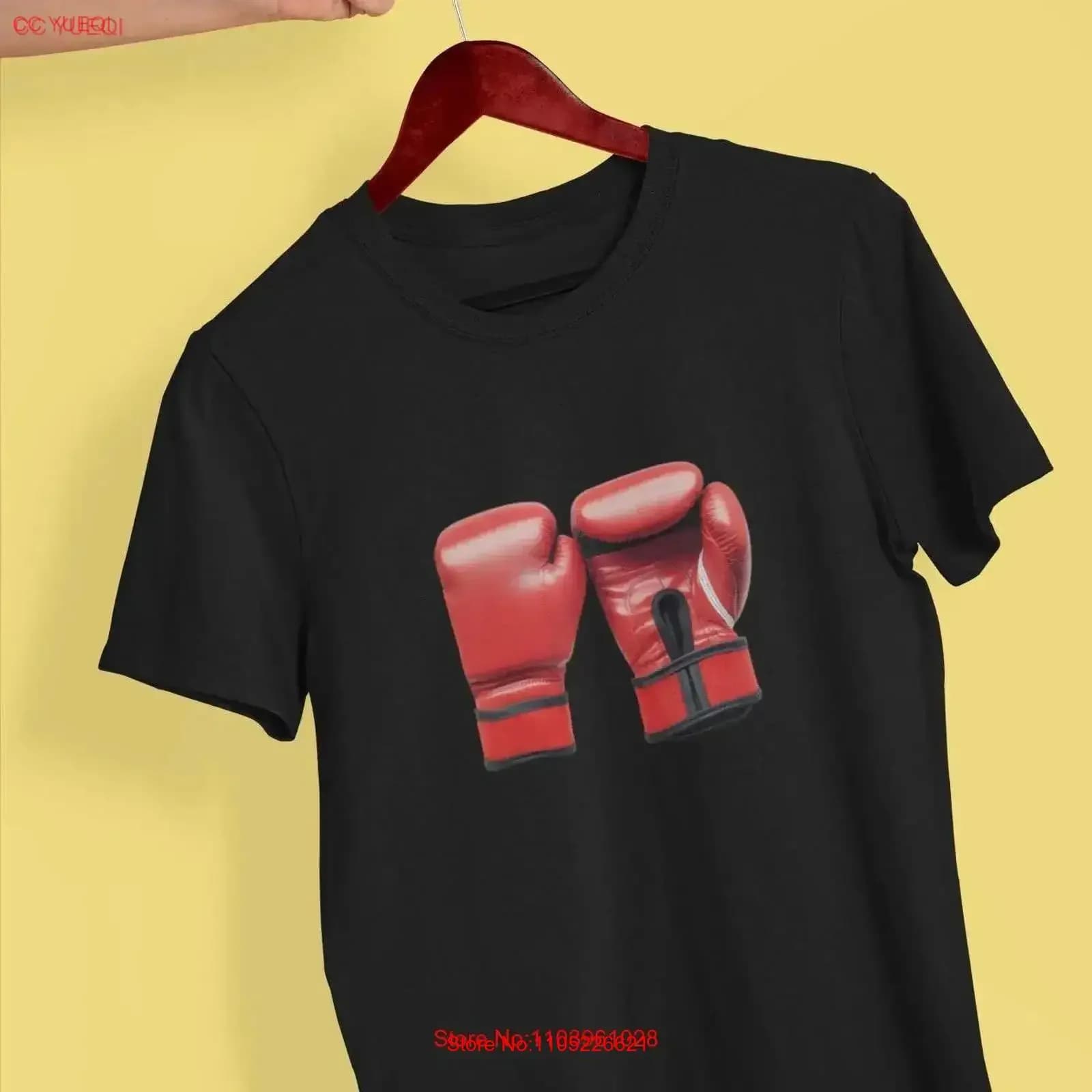 Boxing Gloves T Shirt Fight Punching Bag Training Top for Boxers vintage Washed Stylish Unisex designer clothes Stretched
