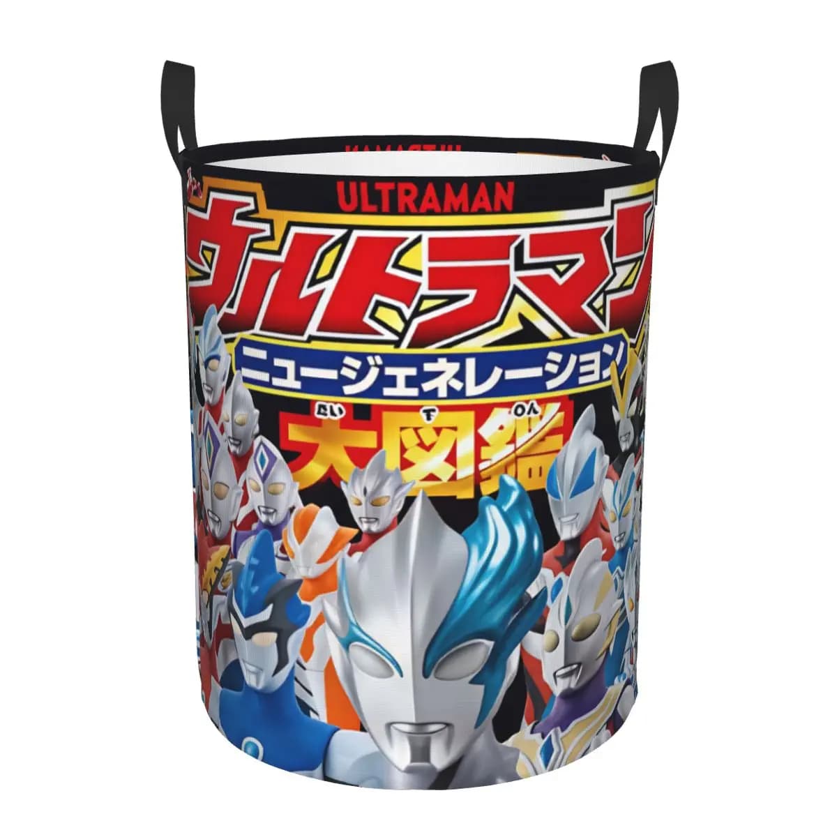 Ultraman Blazar Blu Decker Trigger Rosso Z Taiga Geed X Laundry Hamper Large Clothes Storage Basket Book Socks Bin for Family