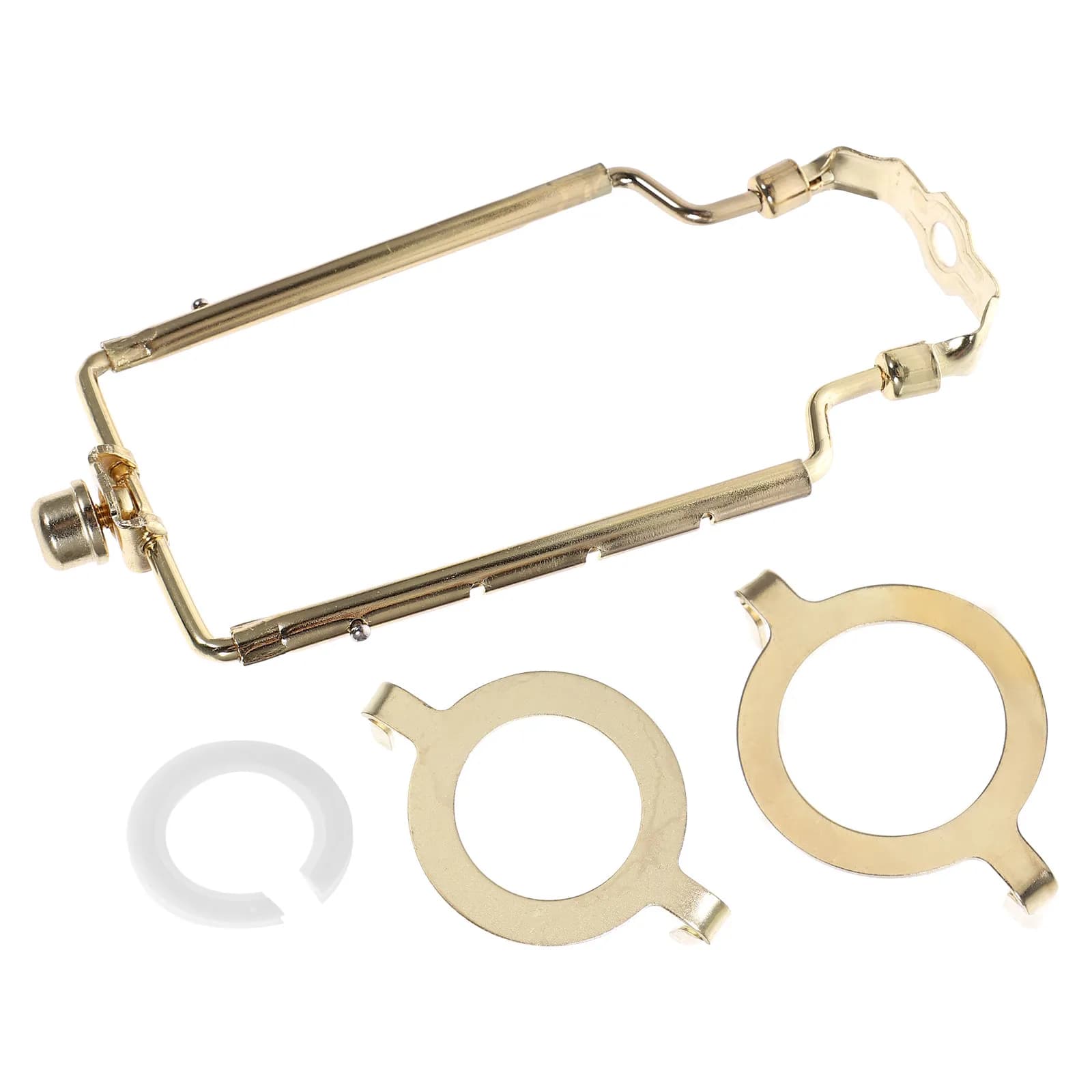 1Set Heavy Duty Lamp Shade Harp Holder Nickel Metal Lampshade Adapter for Desk Floor Lamps Lampshade Bracket Lamp Parts Hardware