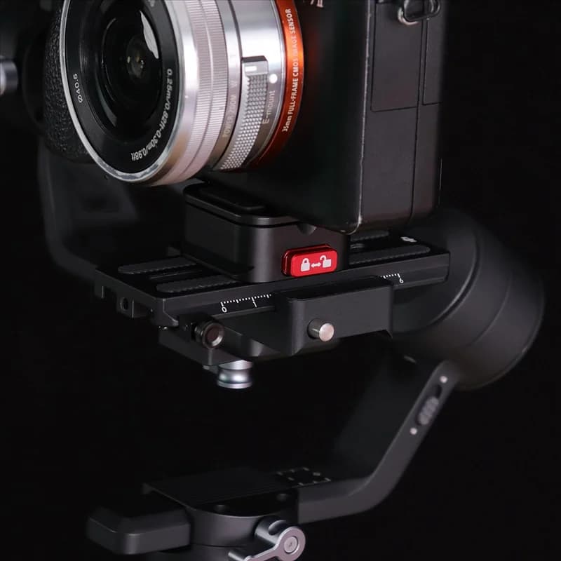 B29C-Kit piastra a sgancio rapido Adattatore per montaggio su fotocamera con piastra QR, artiglio per montaggio su treppiede per fotocamere Canon/Sony/Nikon/LUMIX