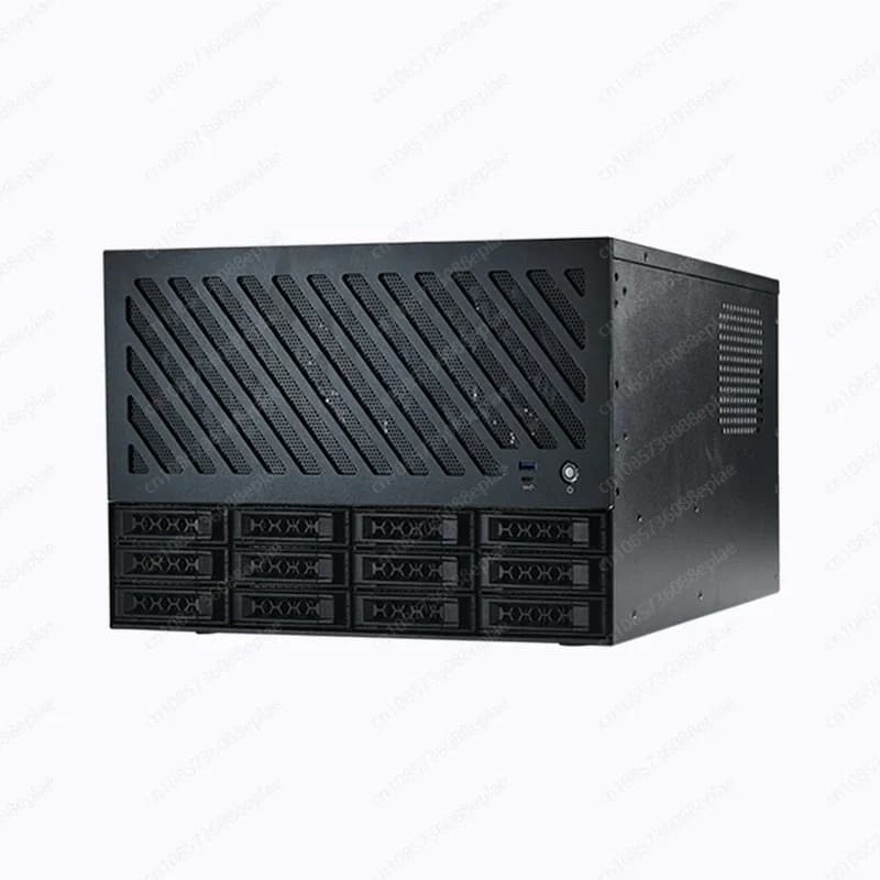 12 custodie Nas supportano i server di archiviazione aziendale a 360 linee fredde montate su rack