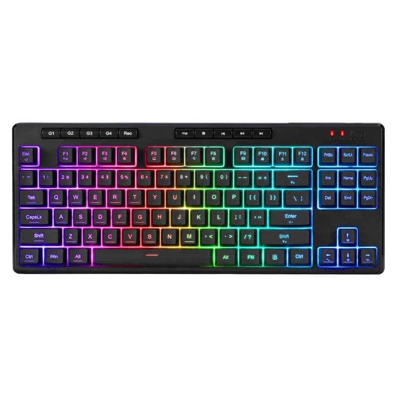 Redragon K516 PRO Shiva TKL RGB Wireless Membrana Gaming 87 tasti Tastiera meccanica, interruttore lineare liscio