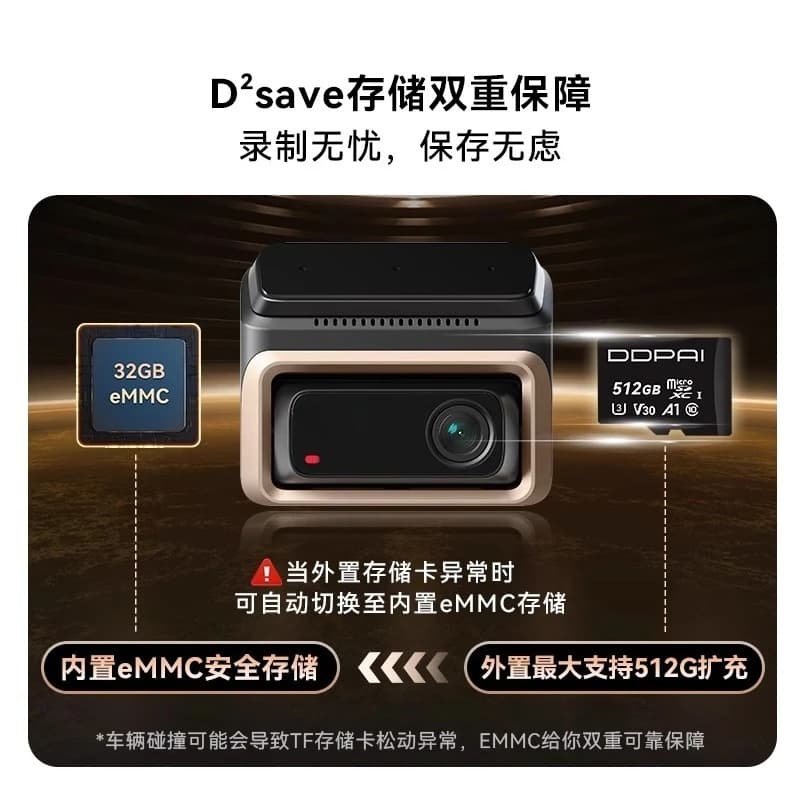 Z60Pro Registratore di guida 4K Doppia fotocamera anteriore e posteriore