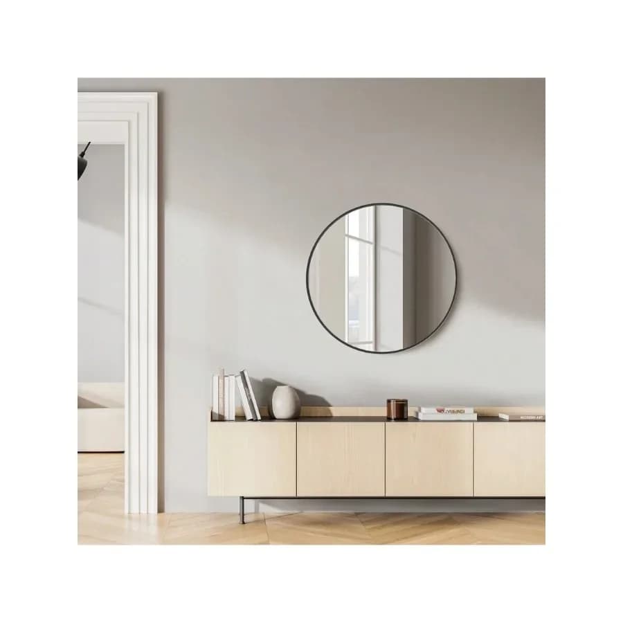 Specchio da parete rotondo Sweetcrispy in 2 misure, specchi da bagno da posizionare sopra il lavabo, specchio circolare per bagno, ingresso, camera da letto, toeletta