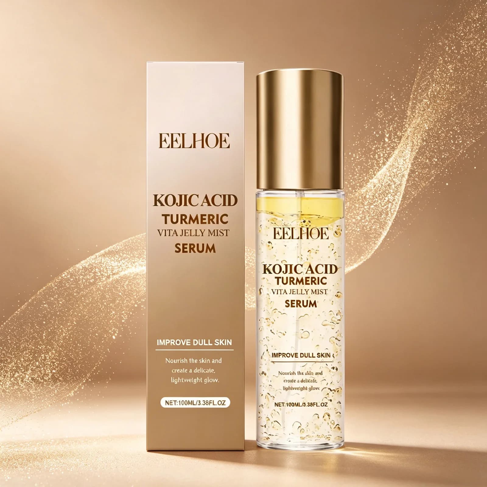 EELHOE Spray Essenza Rigenerante alla Vitamina C 100ml, Idrata Delicatamente la Pelle del Viso con un'Essenza Delicata, Rinfrescante e Morbida