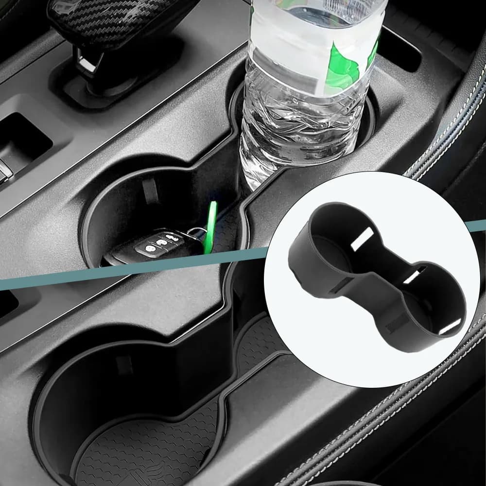 Auto Center Console Portabicchieri Scatola Organizzatore Accessorio Interno Per Ford 6th Gen Ranger XL XLT Lariat Raptor SuperCrew 2024-2025
