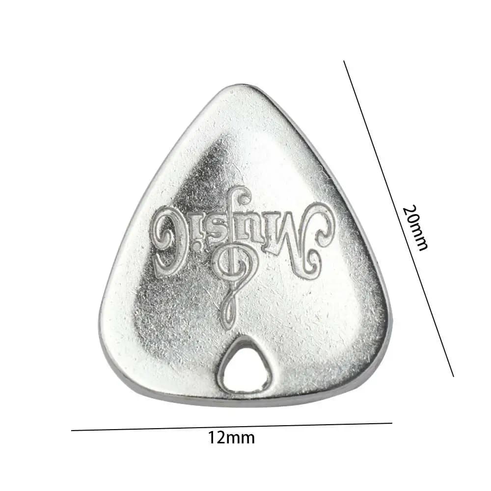 Parti e Accessori per Chitarra, Strumenti a Corda, Intrattenimento Sportivo, Plettro in Metallo, Plettro per Chitarra in Lega di Zinco