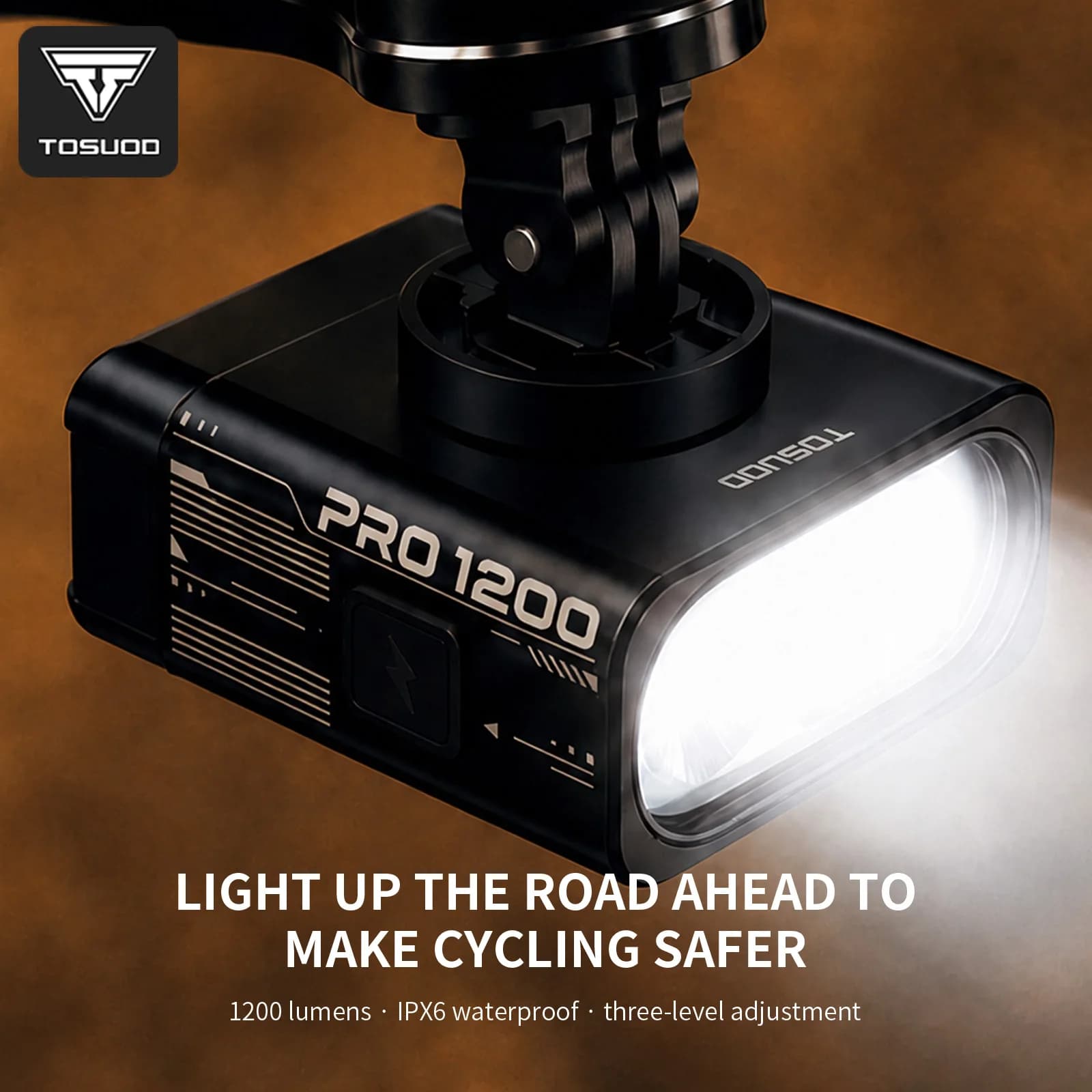 1100 Bike Light Cut-off Line Beam Bicycle Light For Road MTB Bicycle Nighttime Cycling 1200 Lumens 4000mAh