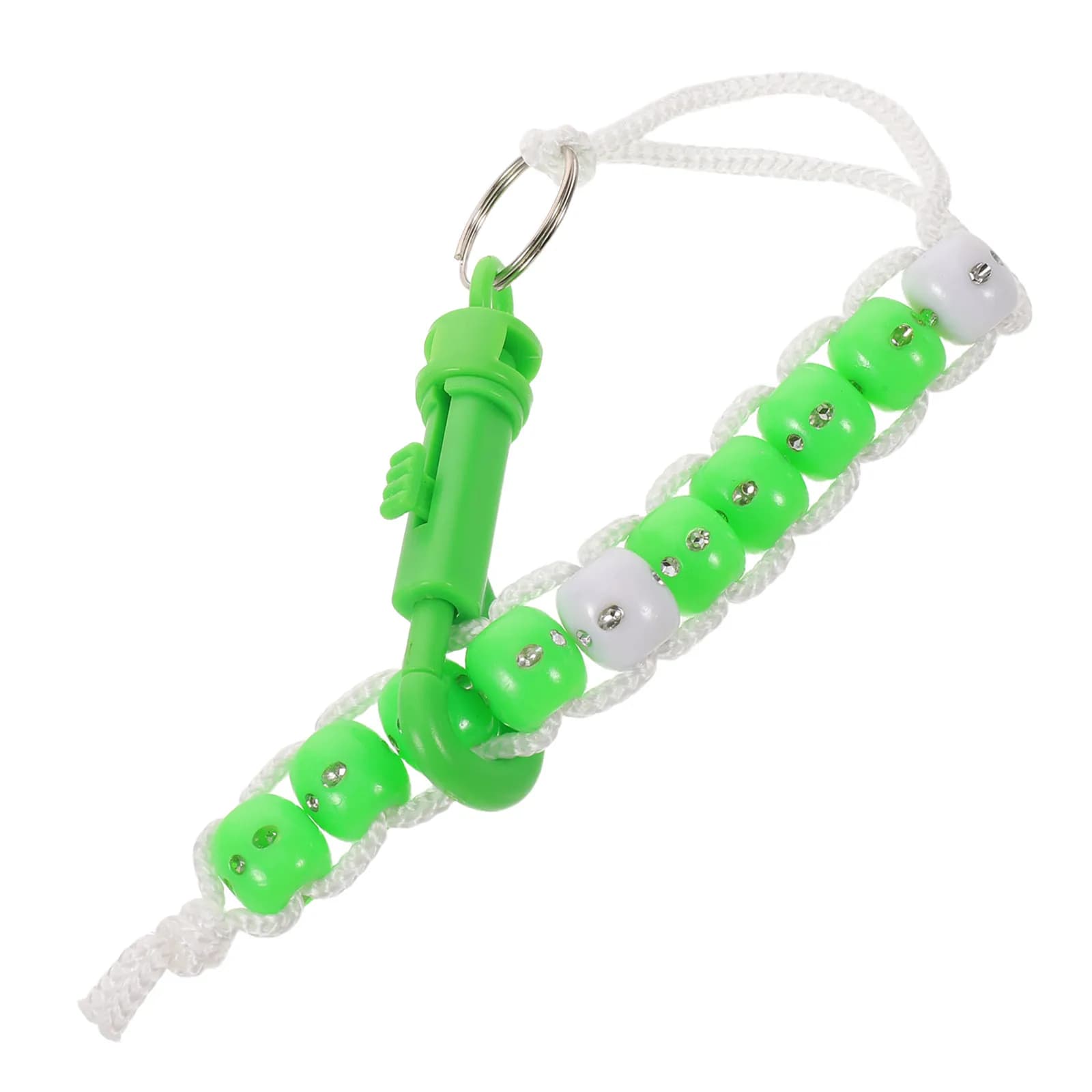Golf Score Counter Beads Bracelet Sparkly Rhinestone Bling Design Wrist Wear Manual Stroke Keeper for Tournament Casual Play