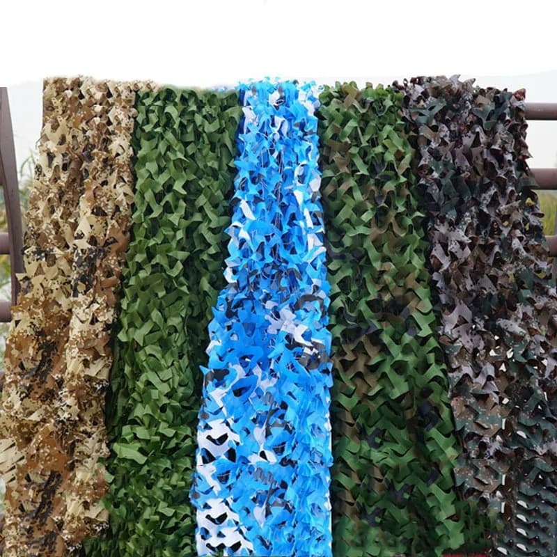 1.5X3M 1.5X4M Rinforzato Rete mimetica Gazebo Giardino Riparo dal sole Caccia di campeggio Tiro Protezione solare Reti Auto Ombra Coperture Tende