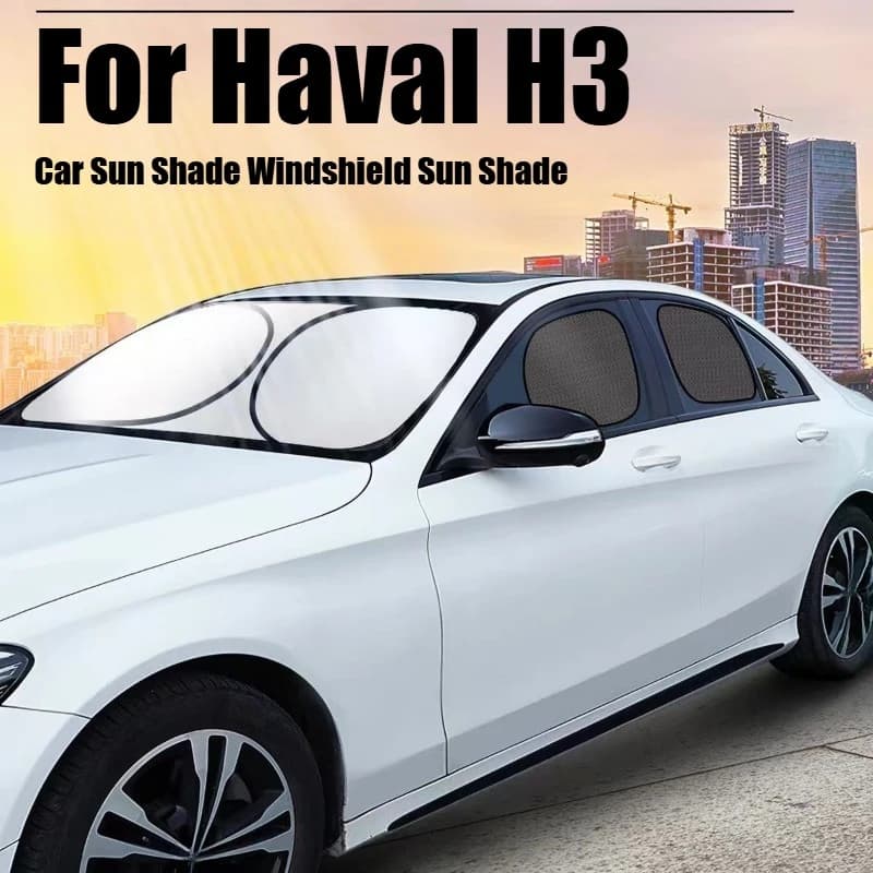 Parasole Decorativo Anti-UV per Parabrezza Haval H3 - Protegge dalla Luce Solare Diretta