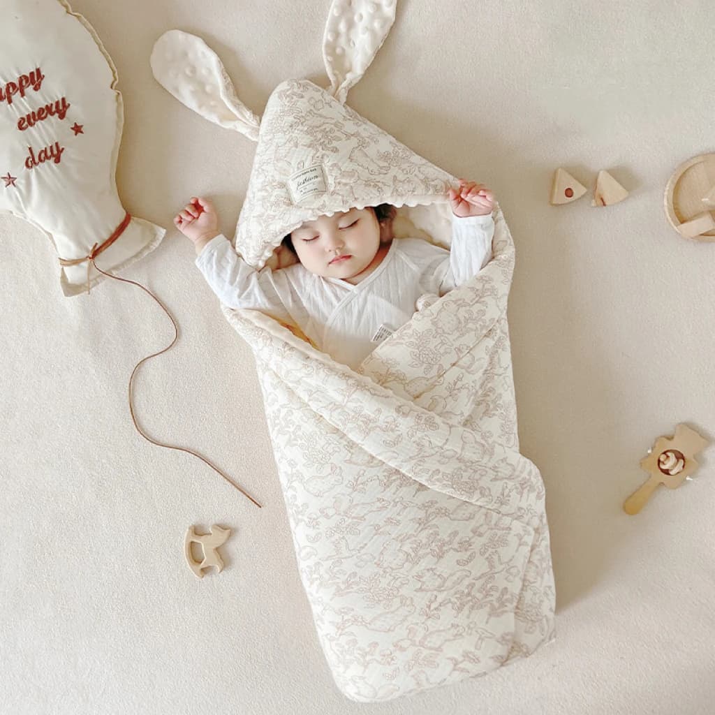 Children's blanket 100% cotton bag for unloading Winter Newborns Bed linen Mussola Swaddle Hot winding Children's sleeping bag