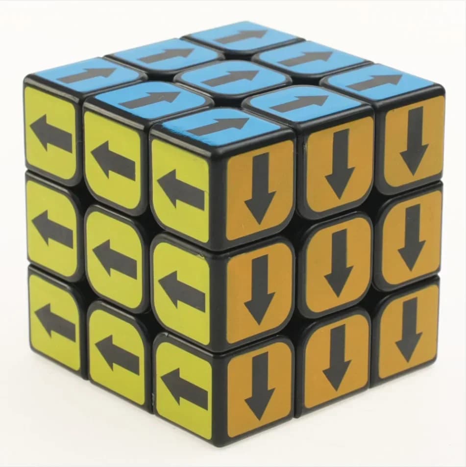 [Picube] Zcube Freccia Cubo 3x3 Velocità Magica Puzzle Senza Adesivo 3x3x3 Professionale Cubo Magico Giocattoli Educativi per Bambini MeiLong 3x3