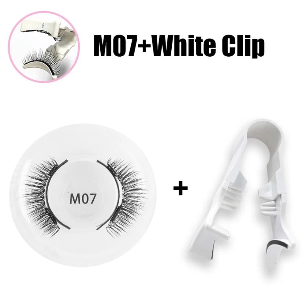 Ciglia magnetiche riutilizzabili con applicatore, senza colla, facili da usare, ciglia finte magnetiche, ciglia naturali effetto wispy per donne