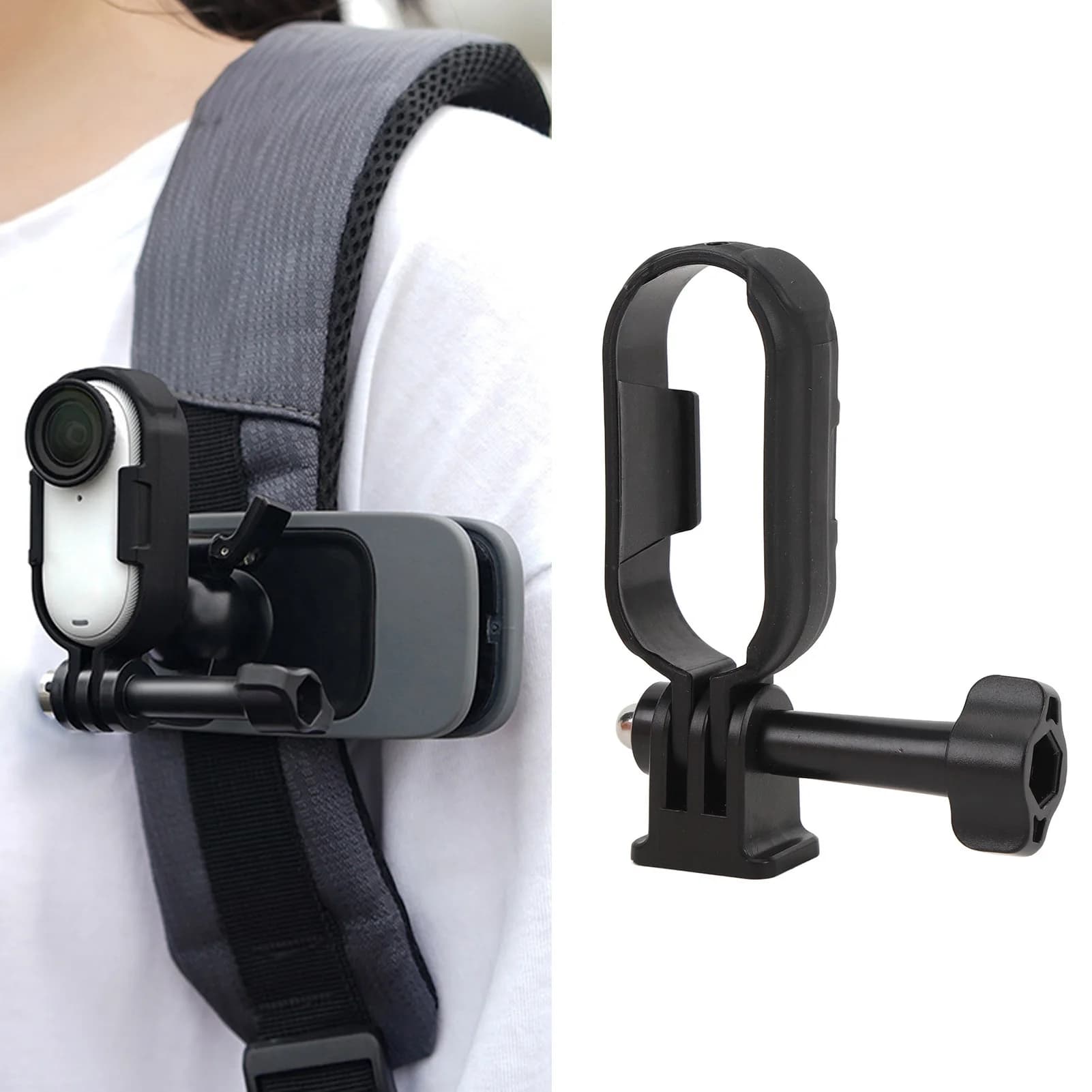 Mounting Frame Camera Bracket Secure Grip Protective Frame Accurate Hole Opening Fast Heat Dissipation Lightweight for GO 3 3S