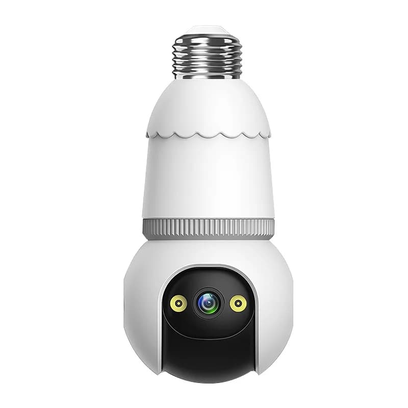 2MP 1080P V380pro APP E27 Full Color Wireless PTZ IP Dome Camera AI Humanoid Home Security CCTV Baby Monitor